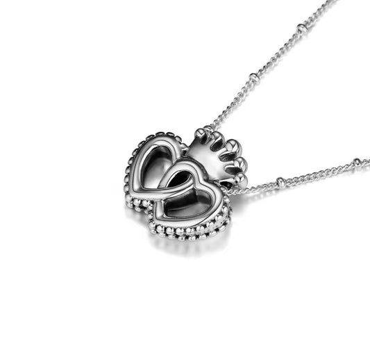 Crown Heart Pandora Necklace