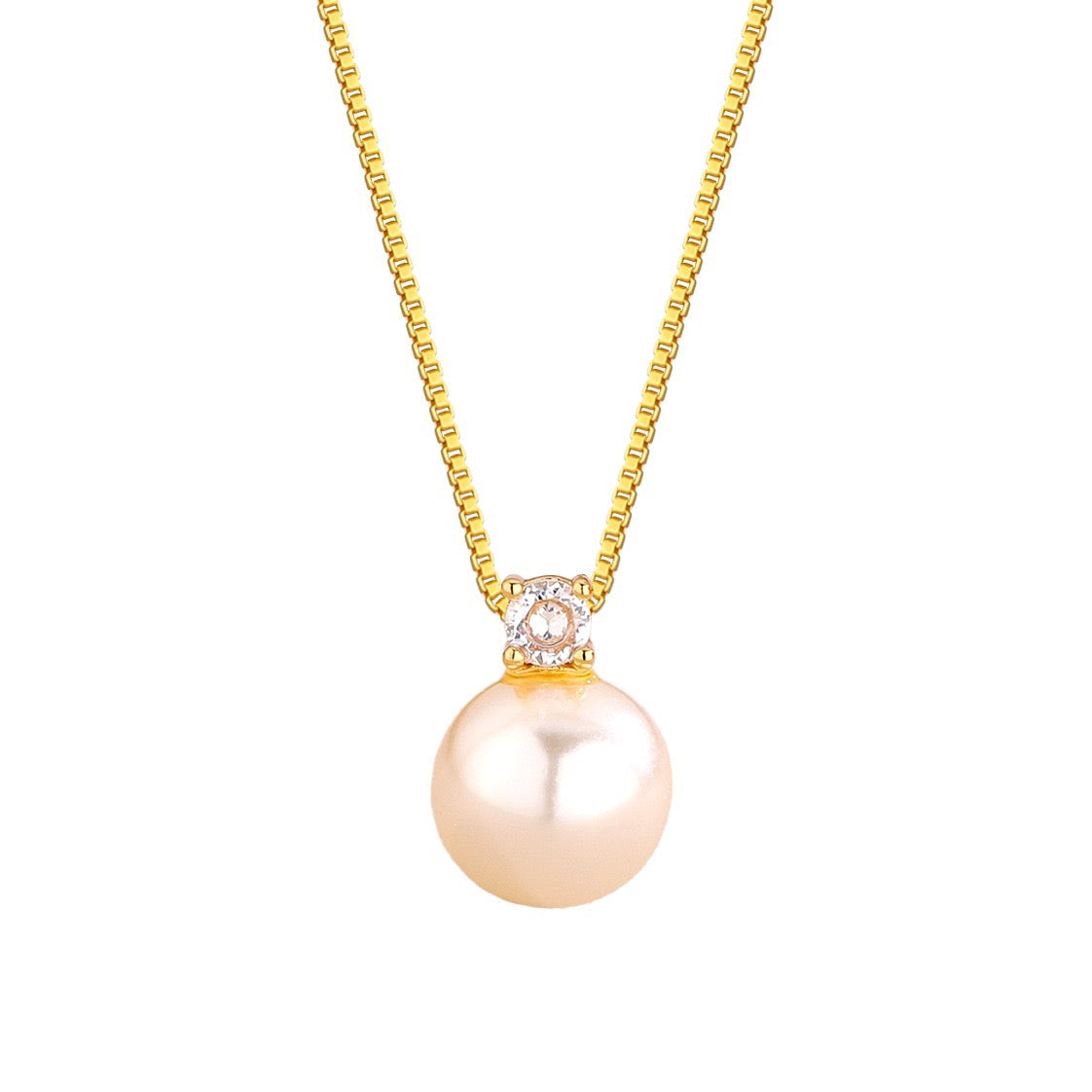 Bright Pearl Necklace