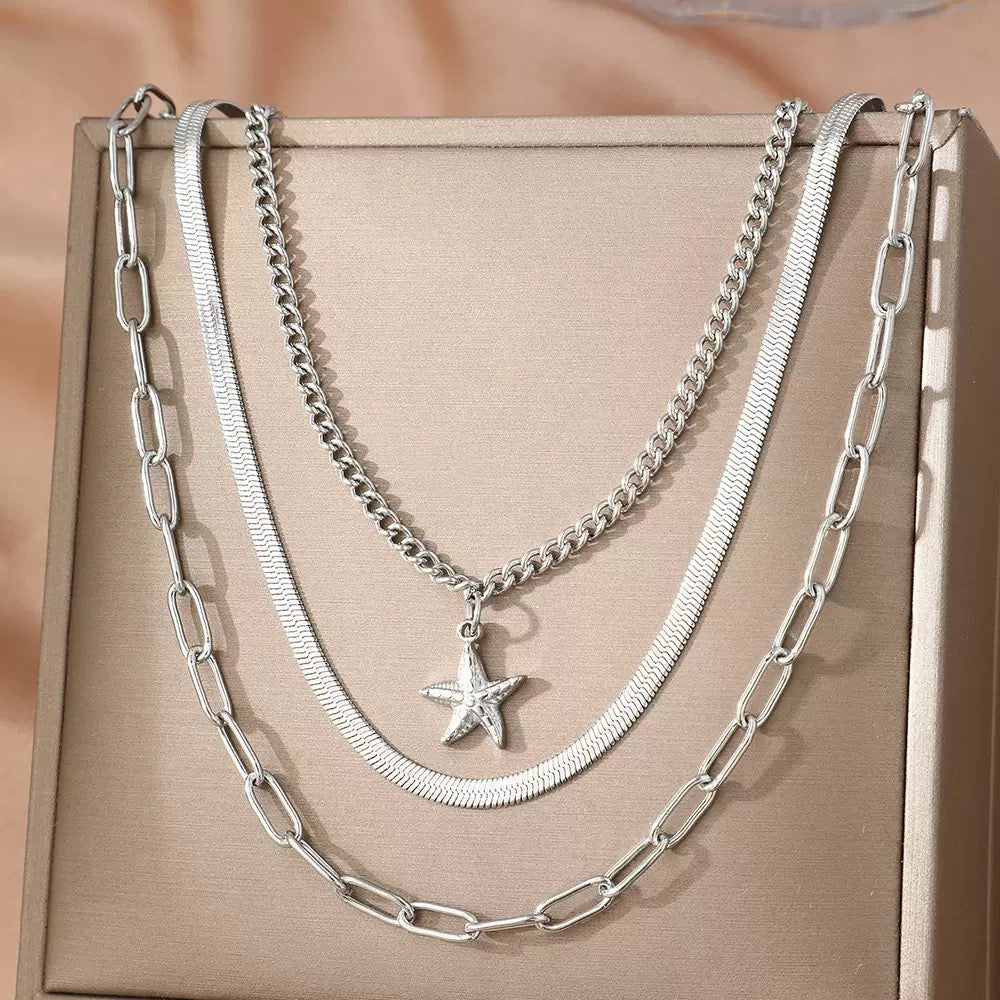 Starfish Layers Necklace