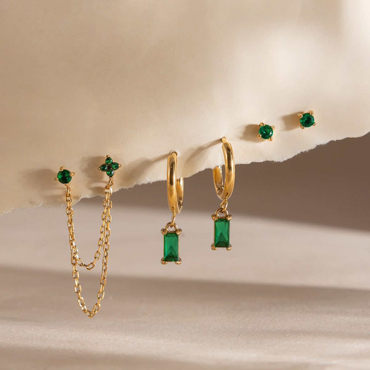 Esmeralda Earrings Set