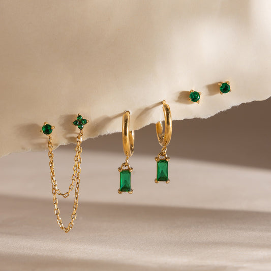 Esmeralda Earrings Set