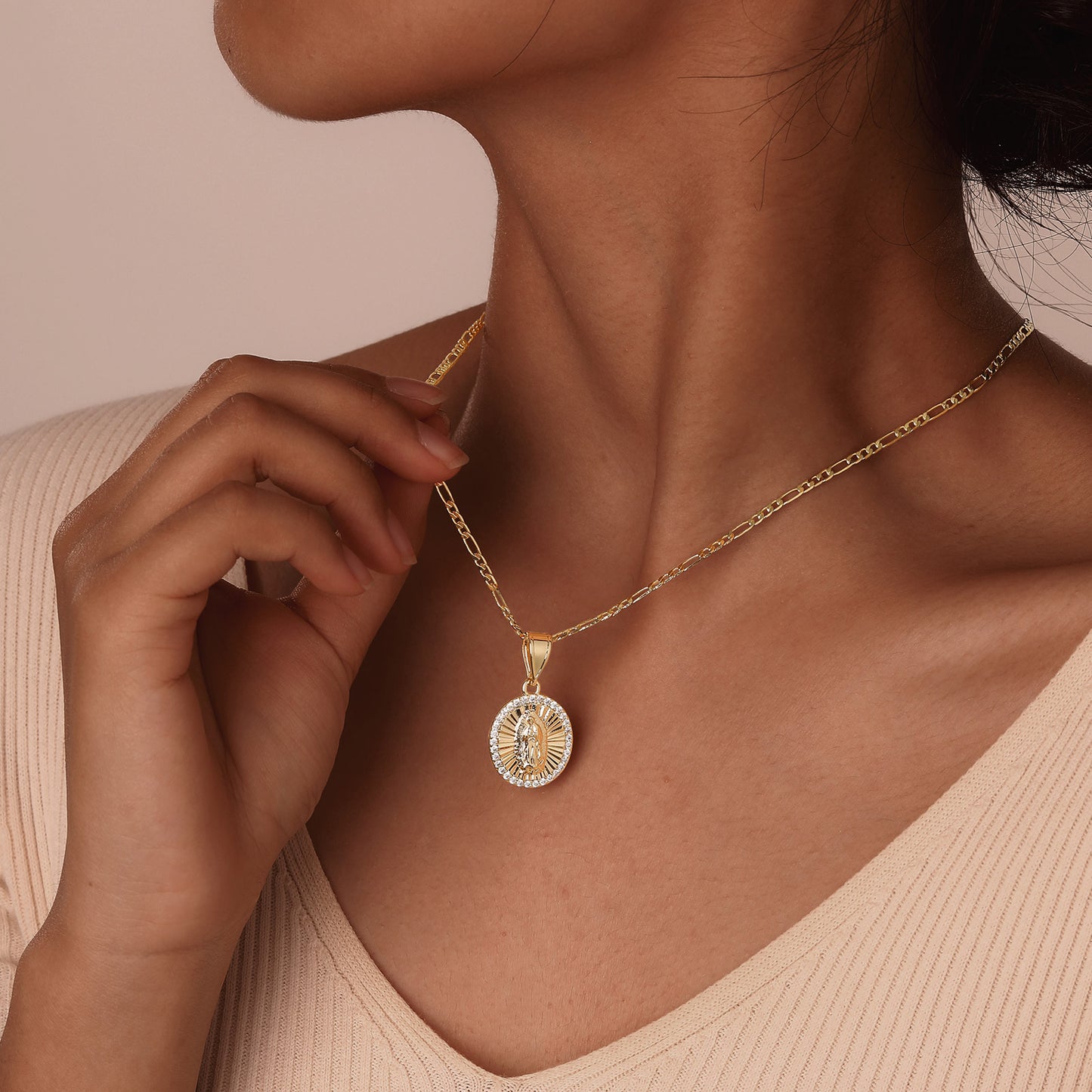 Virgen de Guadalupe Necklace
