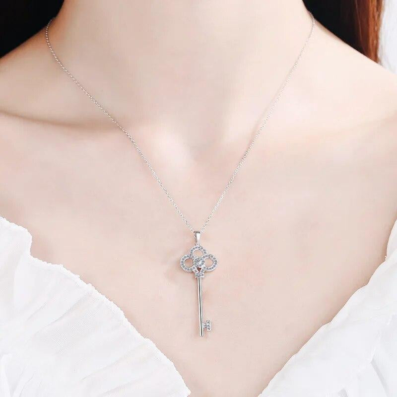 Tiffany Crown Key Necklace