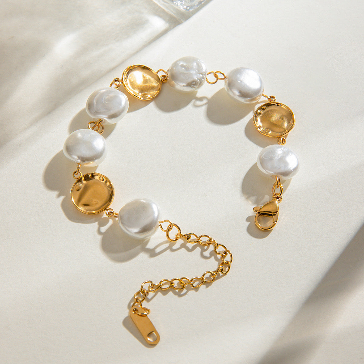 Pearl&Gold Bracelet