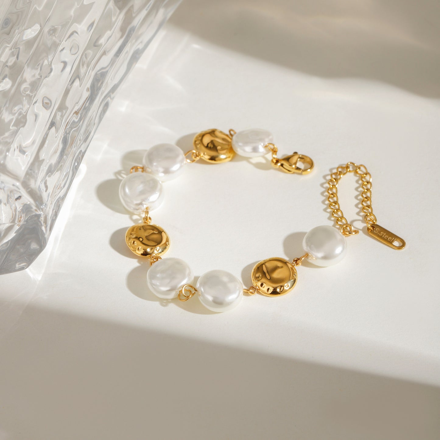 Pearl&Gold Bracelet