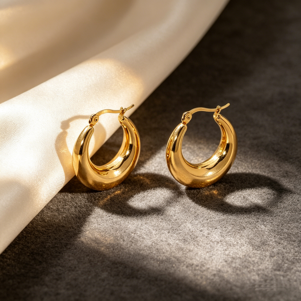 Gia Golden Hoops