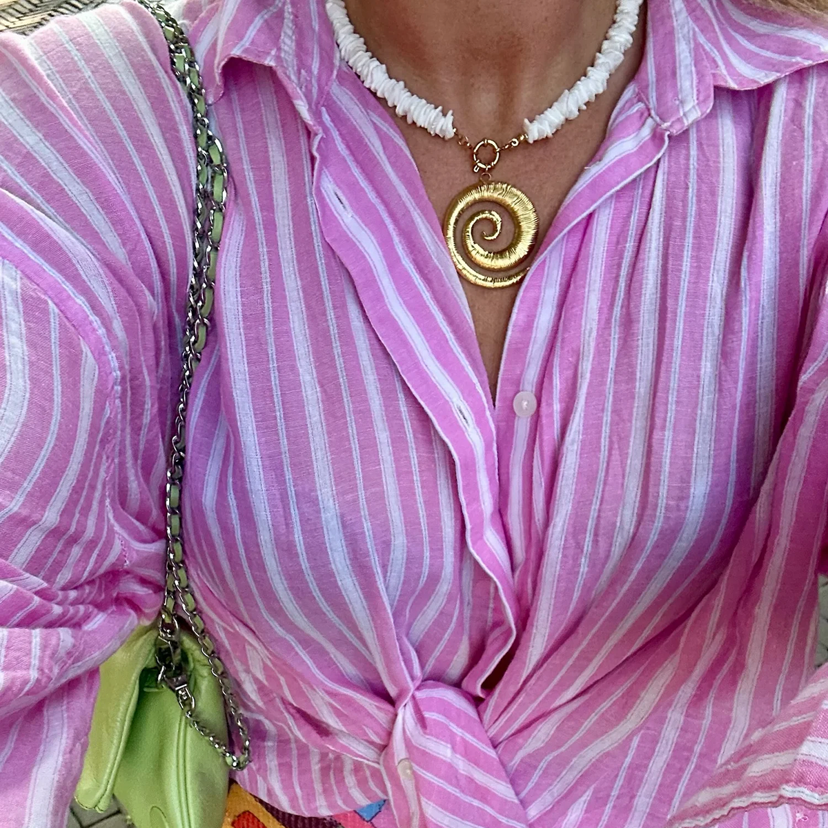 Spiral Marina Necklace