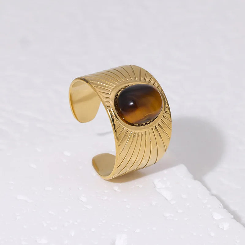 Cat Eye Statement Ring