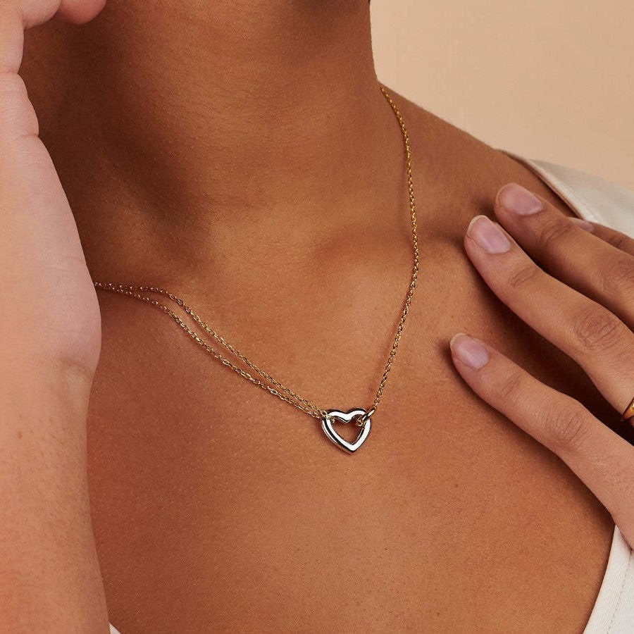 Duo Heart Necklace
