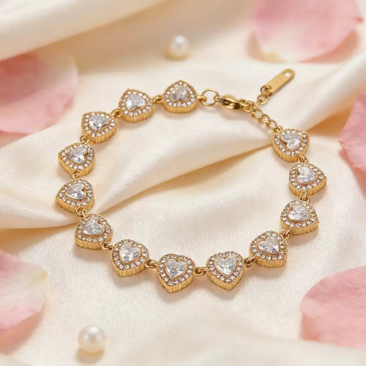 Golden Heart Angelic Bracelet