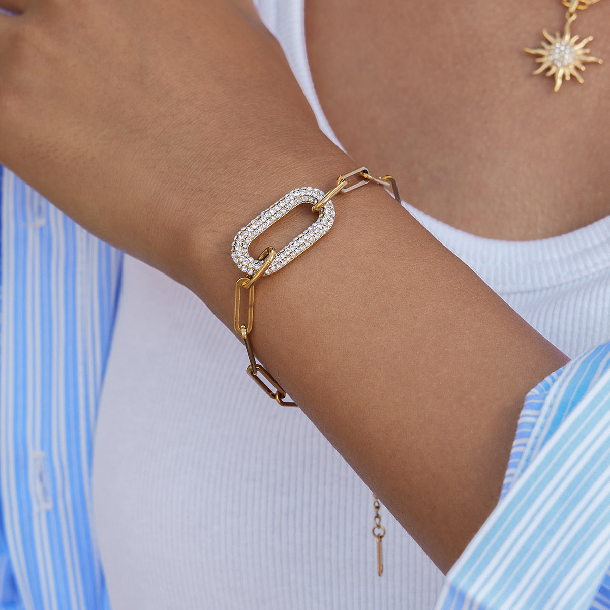 Crystal Bar Bracelet