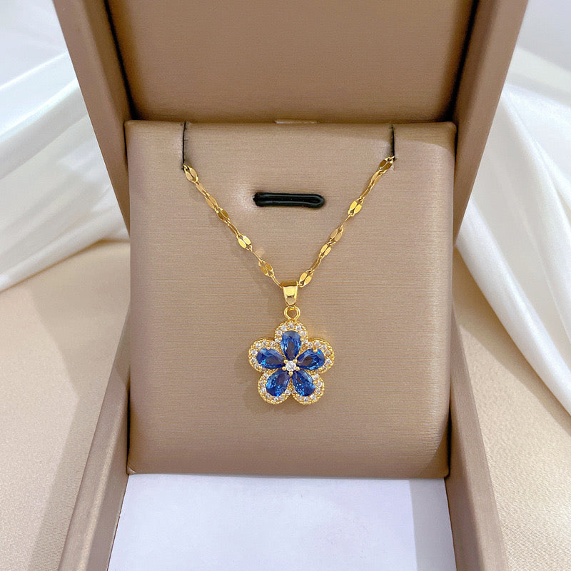 Sapphire Flower Set
