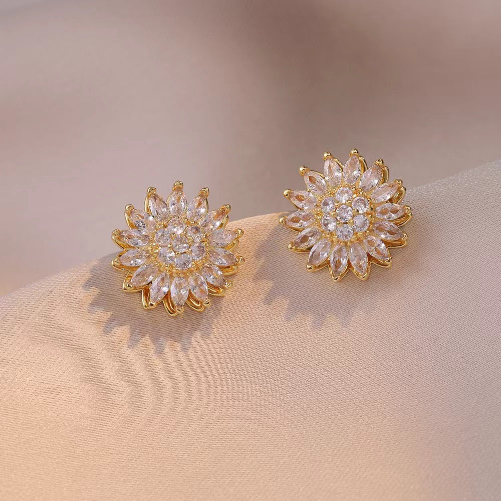 Mirna Sunflower Earrings