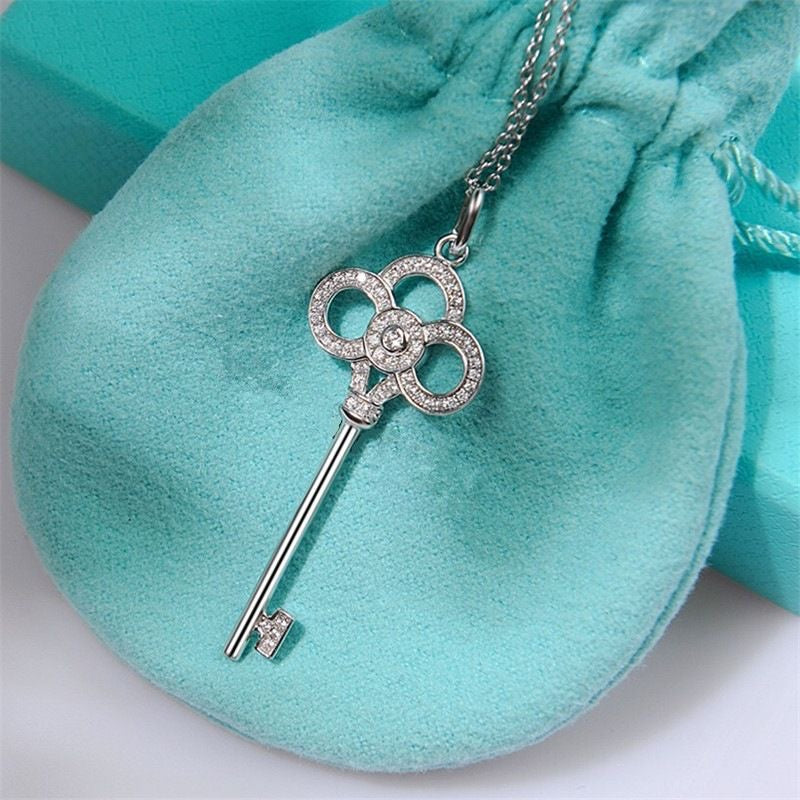 Tiffany Crown Key Necklace