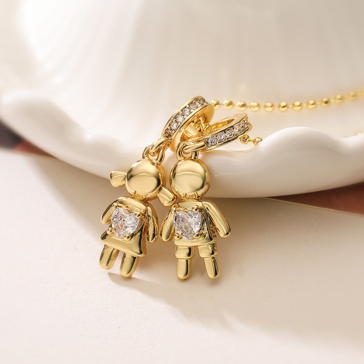 Shiny Petit Duo Necklace