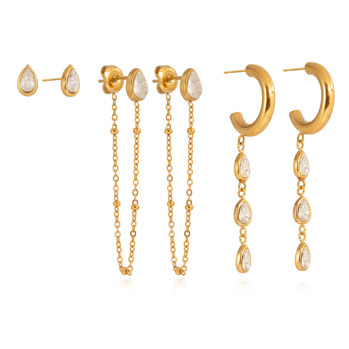Cascade Earrings Set