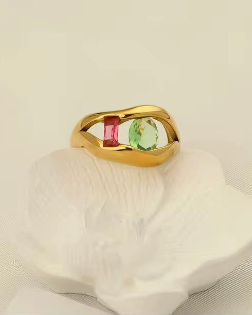 Rosy Mint Ring