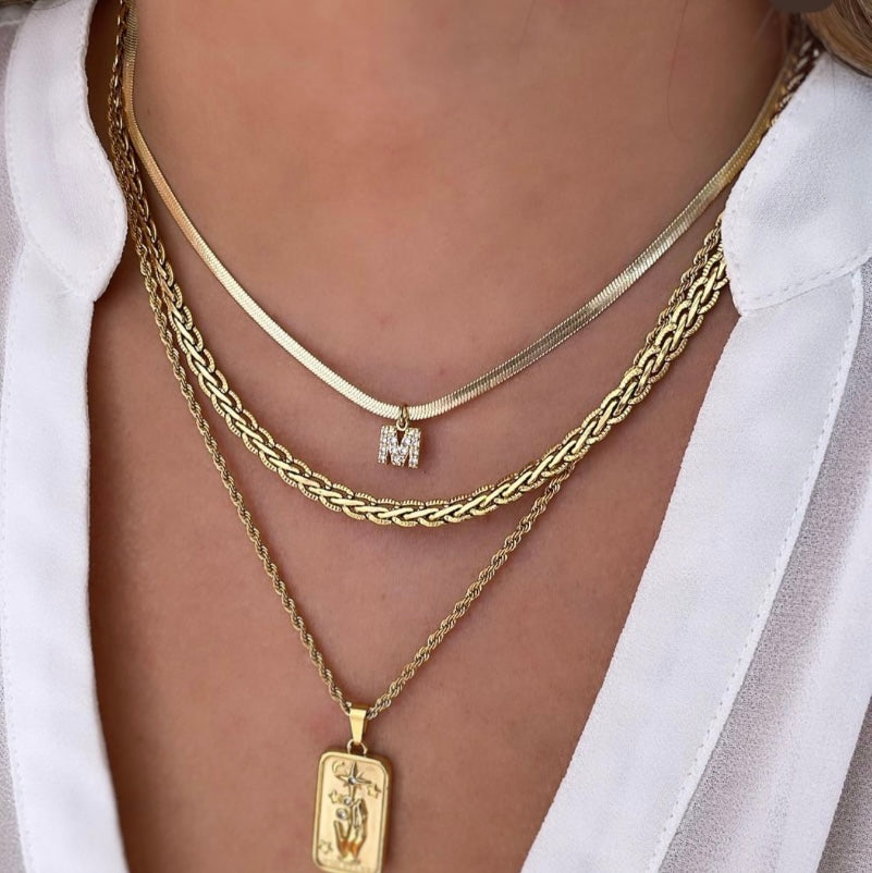 Initial Golden Necklace