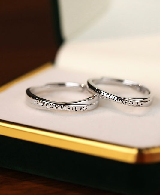 You Complete Me Couple Ring