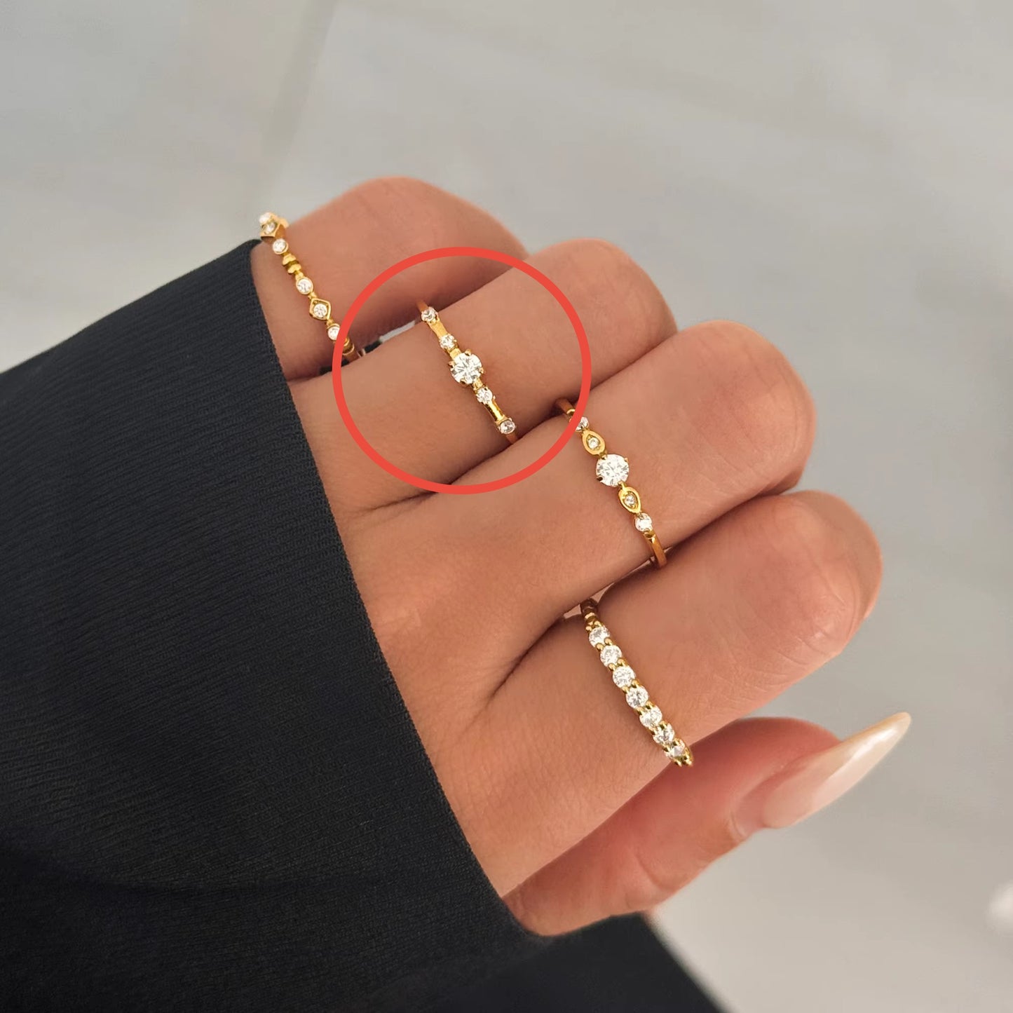 Mini Crystals Ring