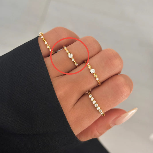 Mini Crystals Ring