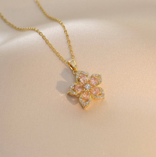 Sakura Flower Necklace
