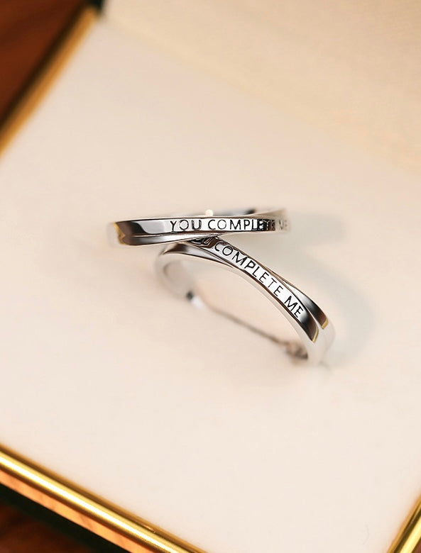 You Complete Me Couple Ring