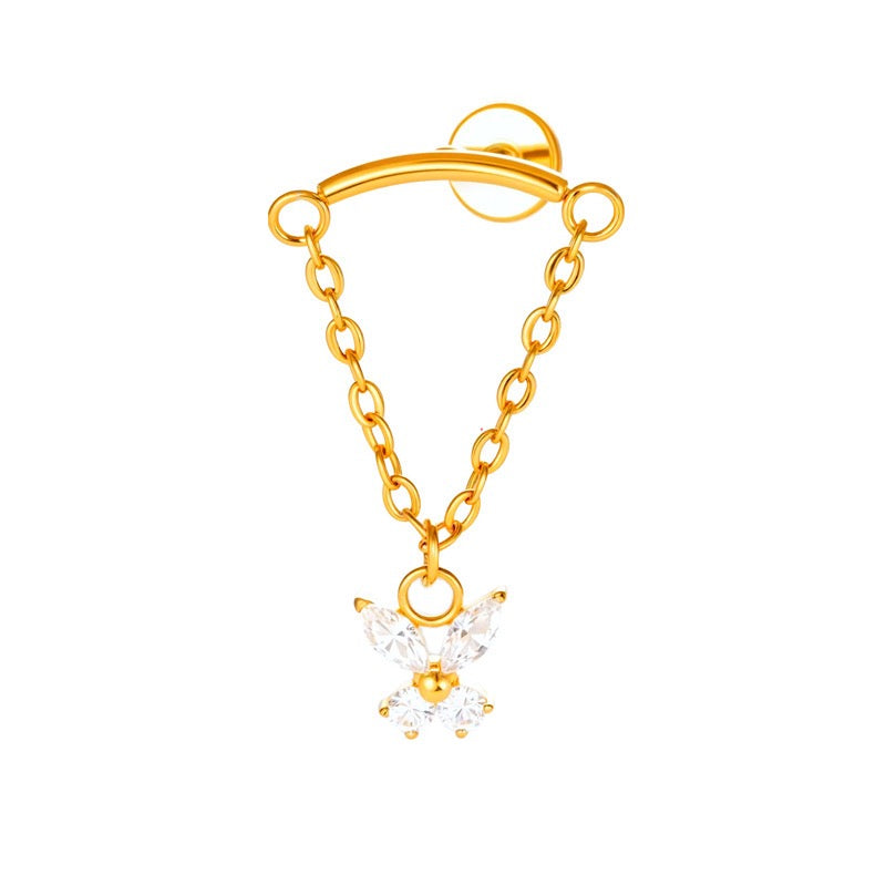 Butterfly Dangling Labret