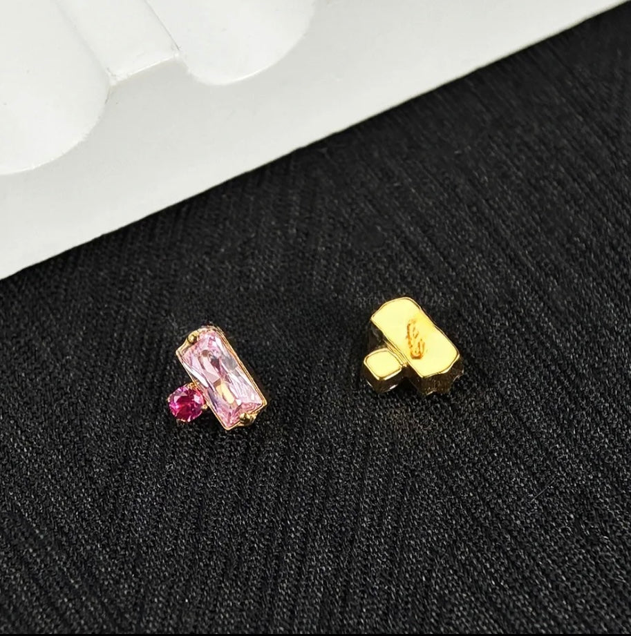 Pink Square Labret
