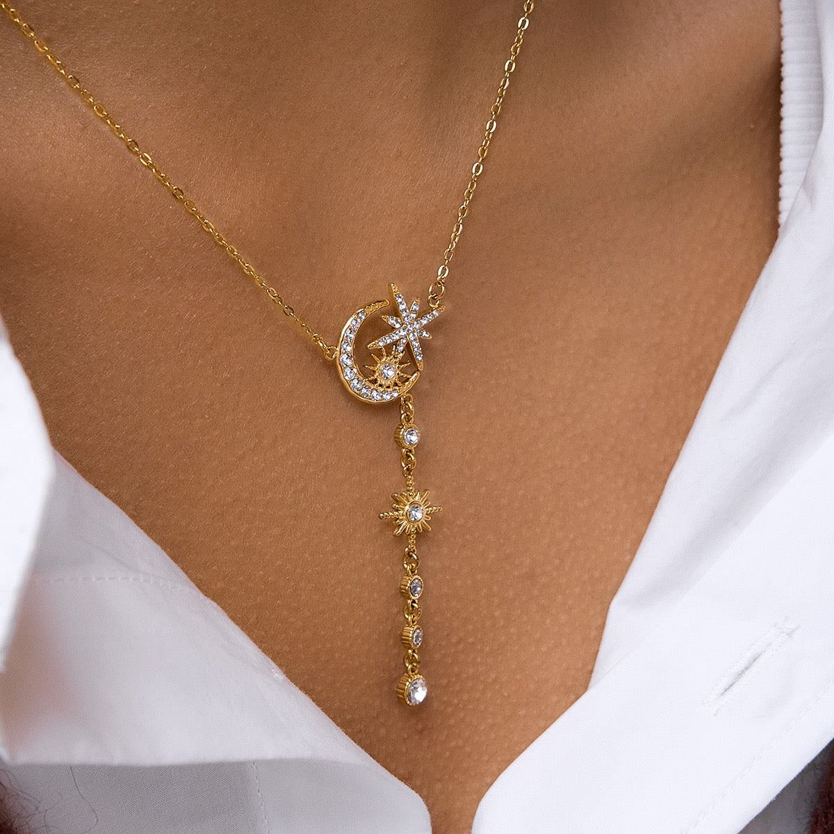 Moonlight Stars Necklace