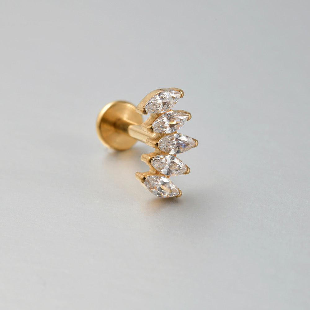 Shiny Marquise Labret