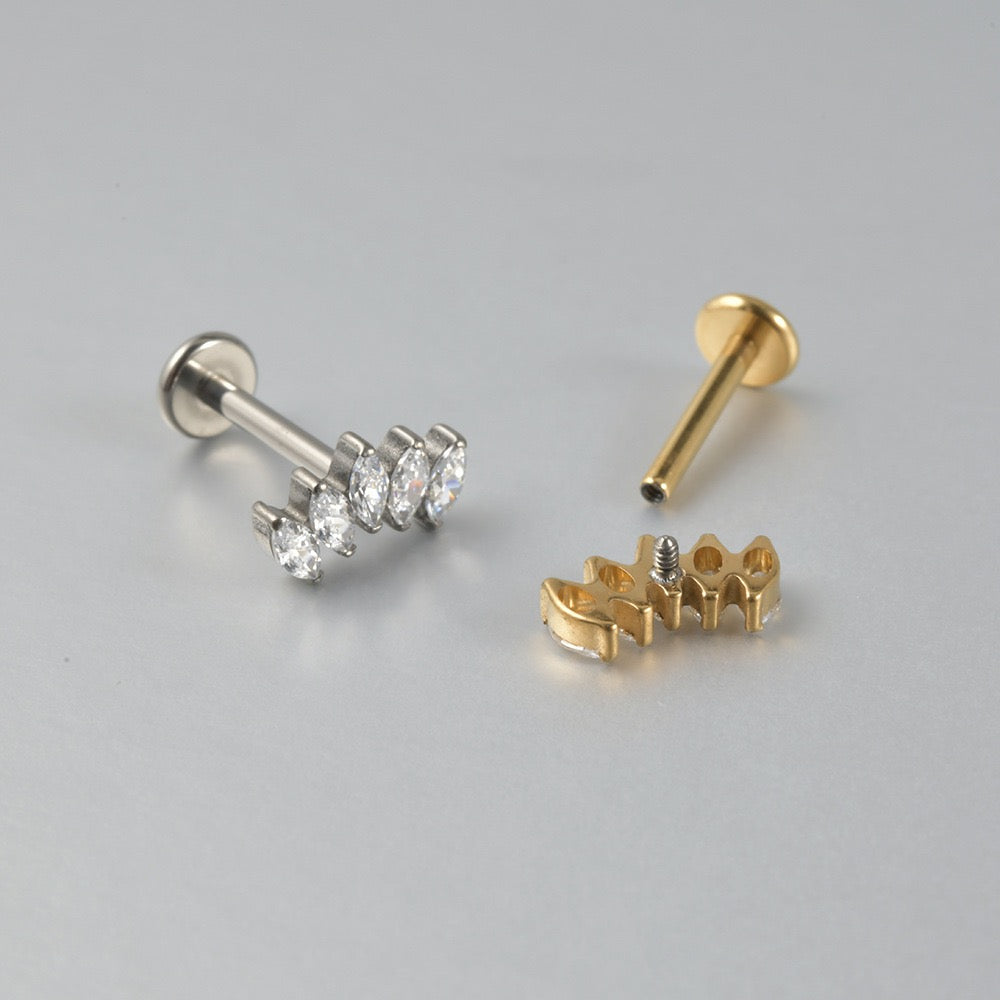 Shiny Marquise Labret