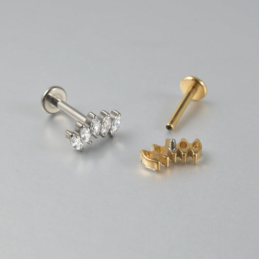 Shiny Marquise Labret