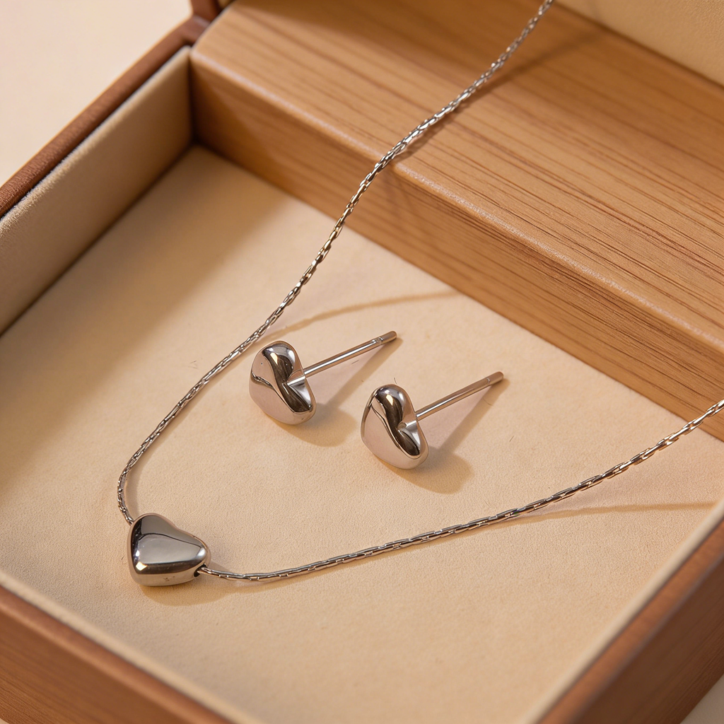 Silver Heart Set