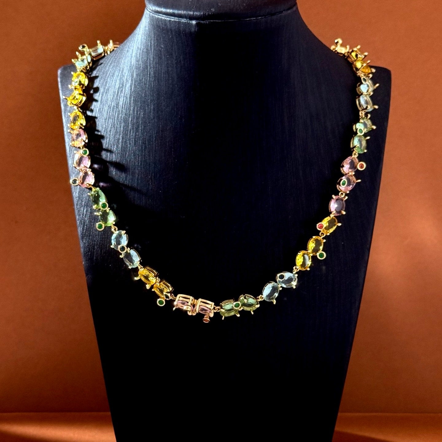 Multicolor Gem Necklace