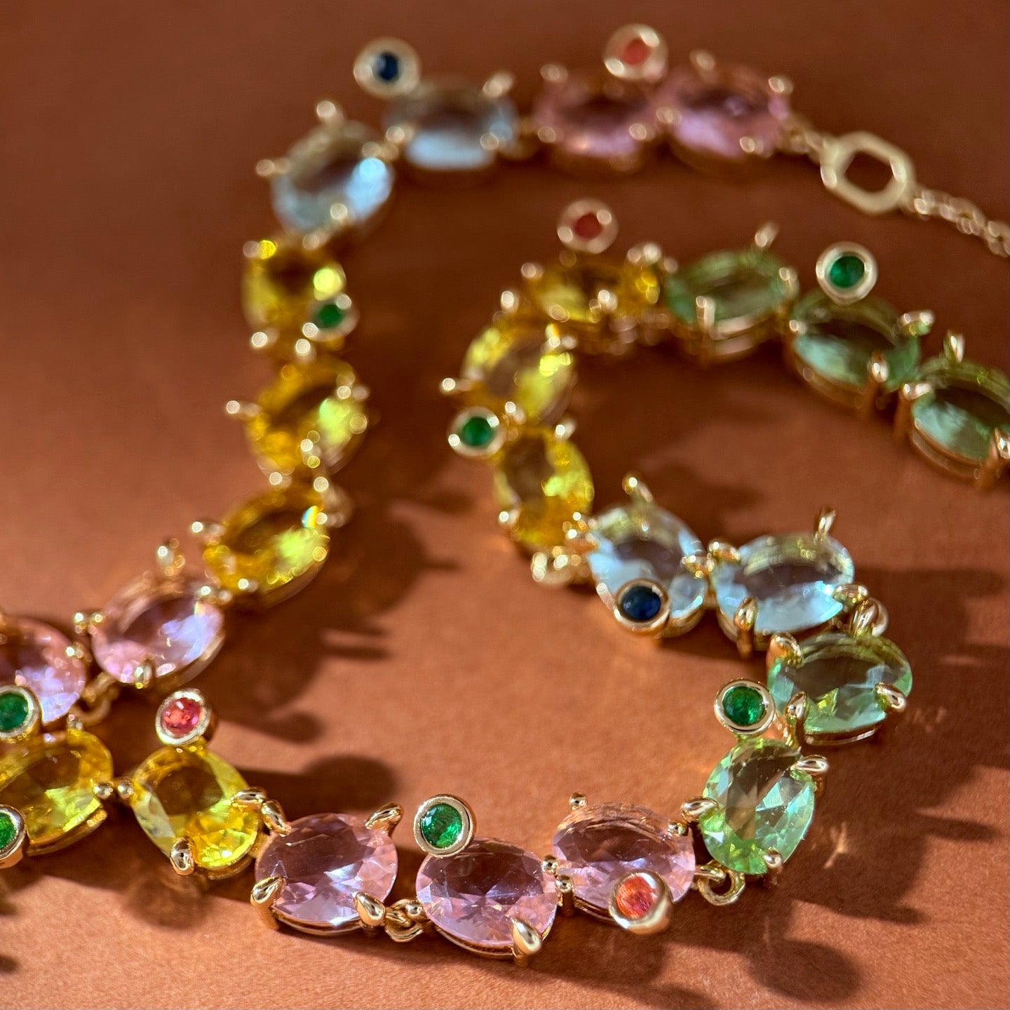 Multicolor Gem Necklace