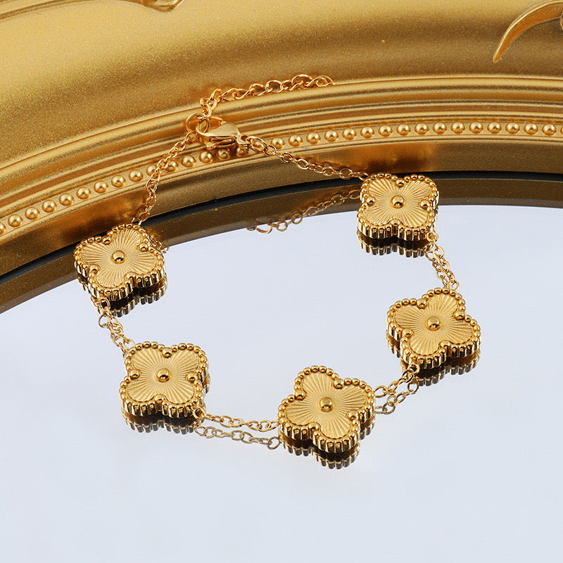 Golden Clover Bracelet