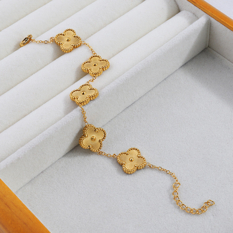 Golden Clover Bracelet