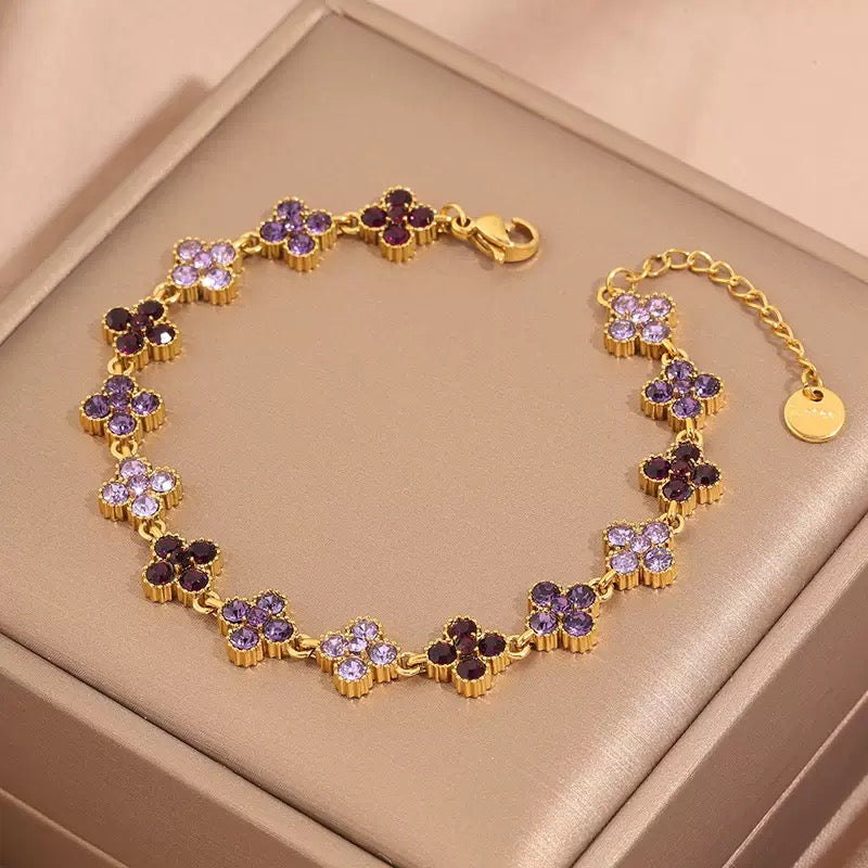 Purple Aveline Bracelet