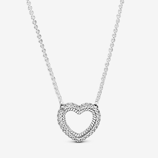 Open Heart Pandora Necklace