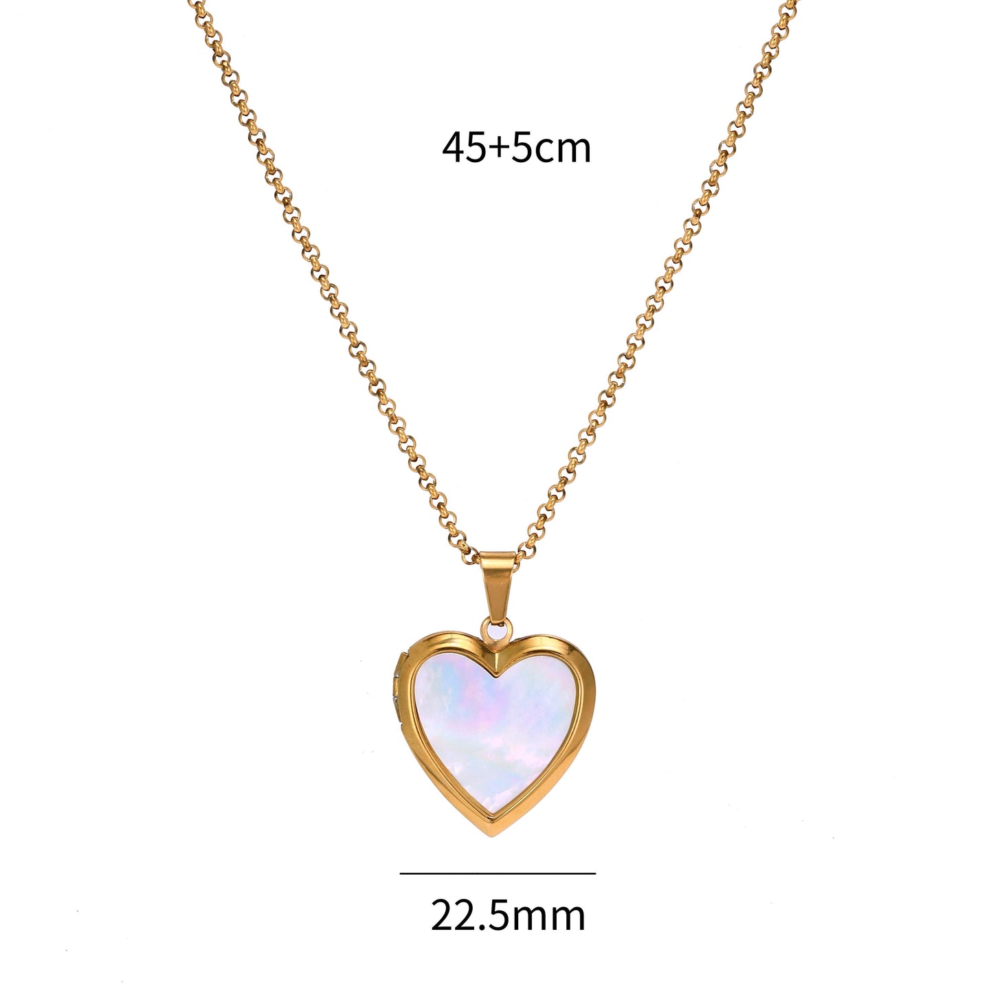 Pearl Heart Reliquary Necklace