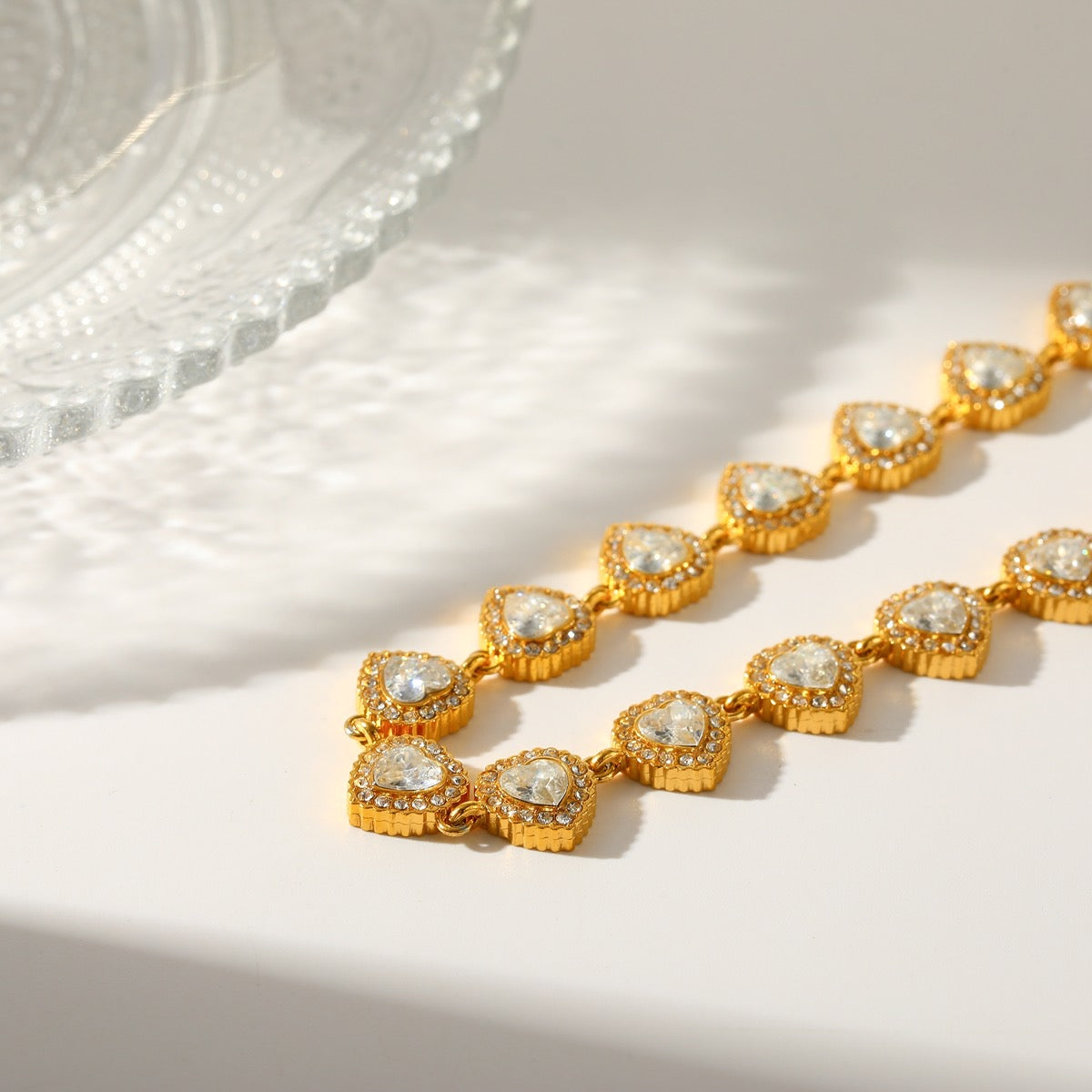 Heart Golden Angelic Necklace