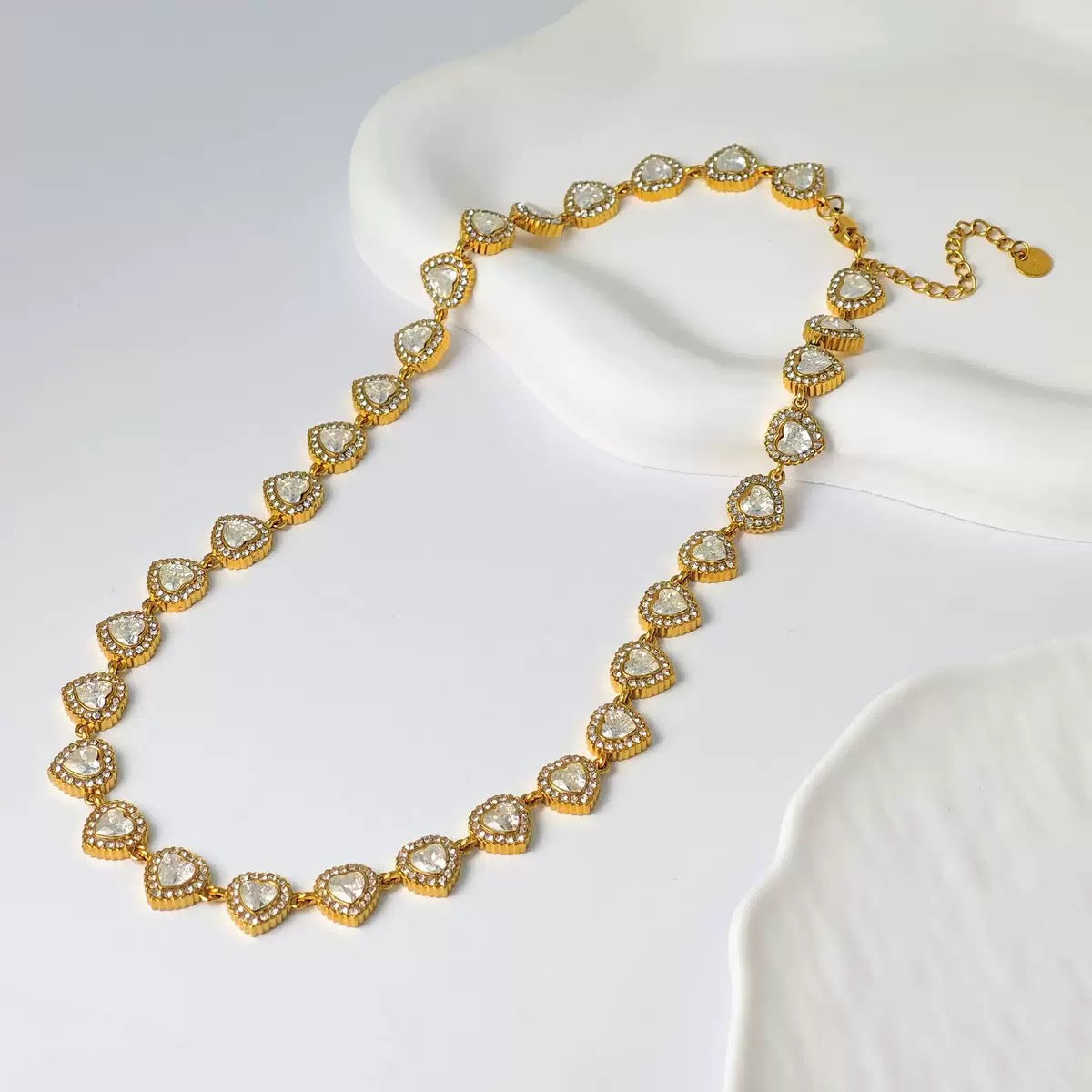 Heart Golden Angelic Necklace