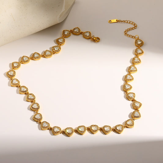Heart Golden Angelic Necklace
