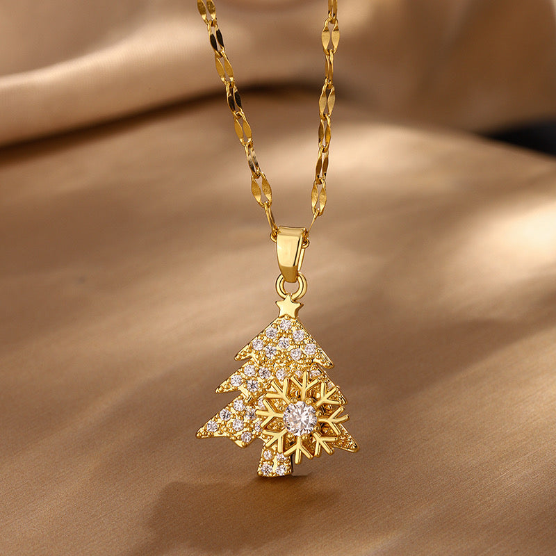 Christmas Tree Necklace