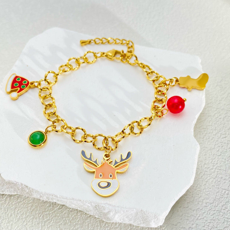 Rudolph Charm Bracelet