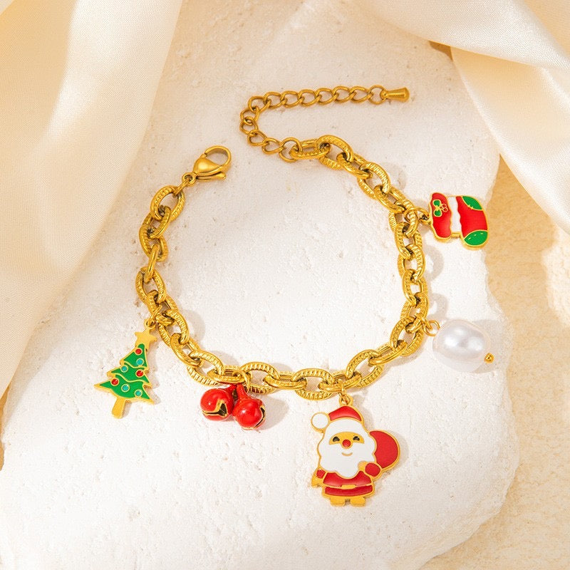 Santa Charm Bracelet
