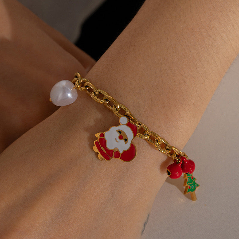 Santa Charm Bracelet