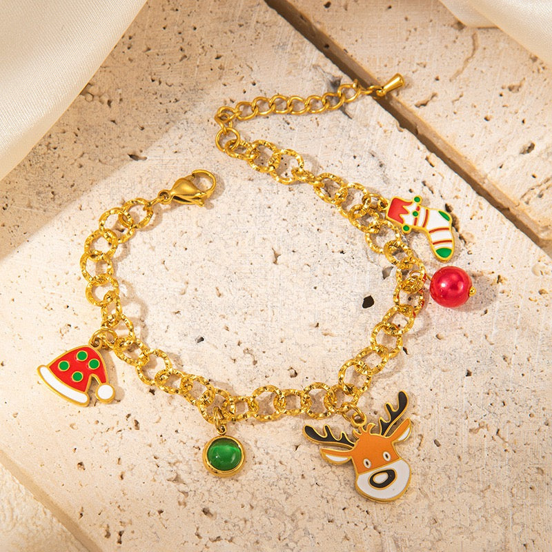 Rudolph Charm Bracelet
