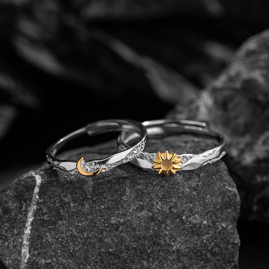 Moon & Sun Couple Ring